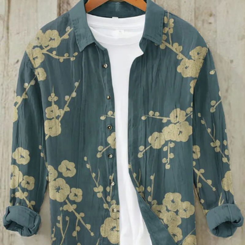 Dorvelli | Men's Shirt – Vintage Japanese Art Print