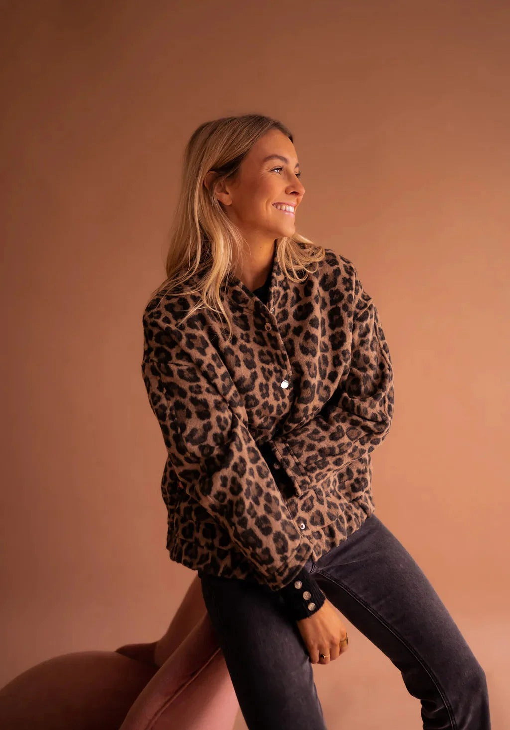 Women's Oversized Bomber Jacket