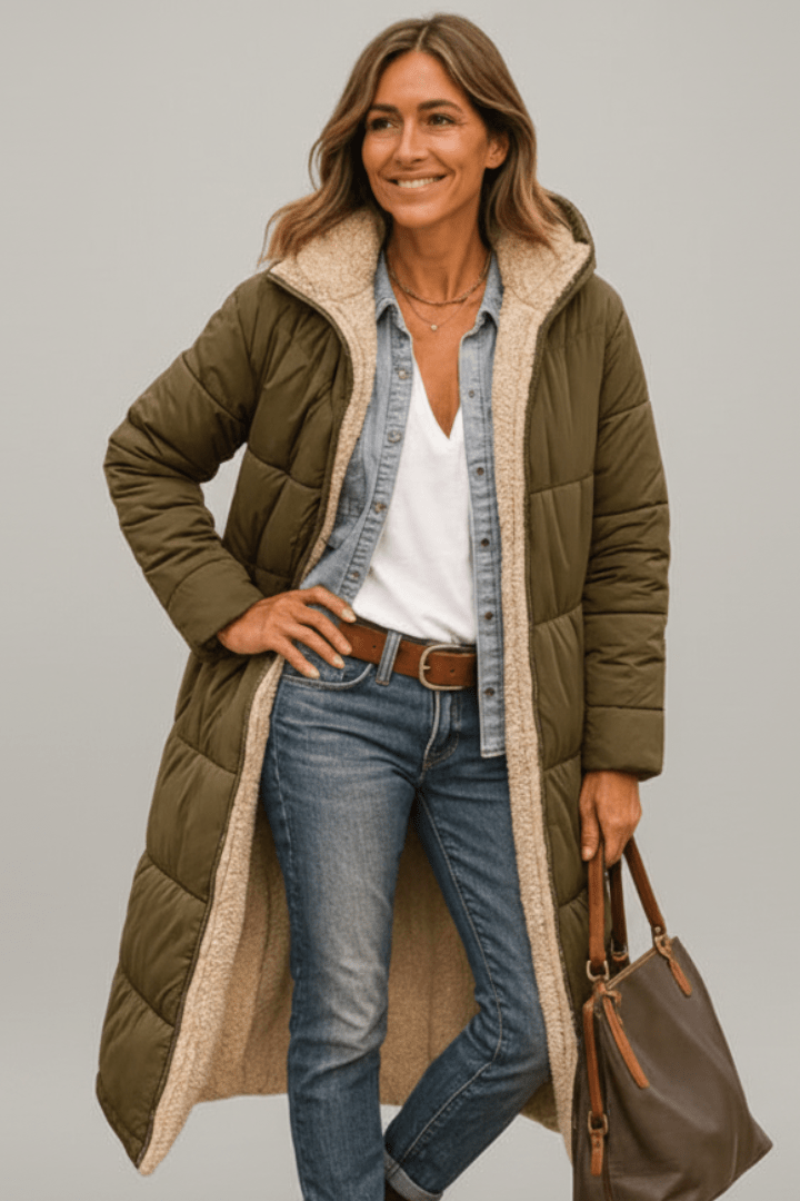 Women's Full Length Puffer Coat