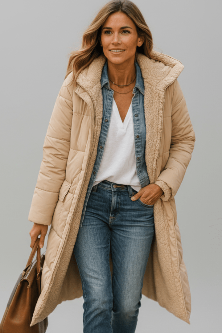 Women's Full Length Puffer Coat
