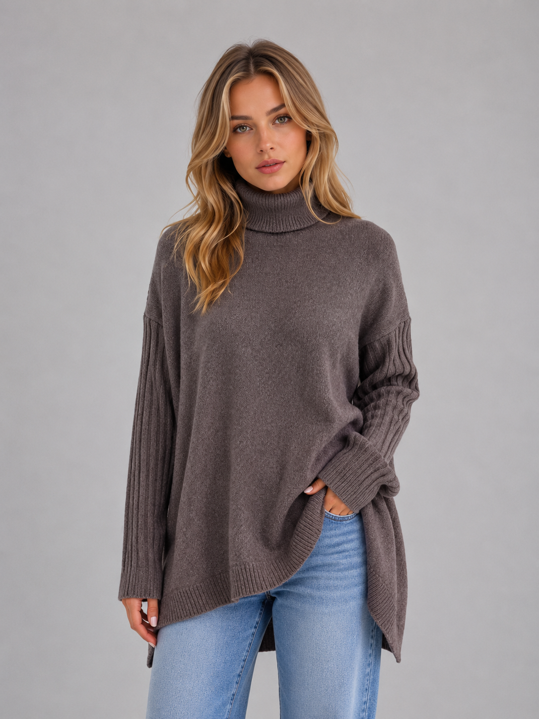 Women’s Funnel Neck Jumper