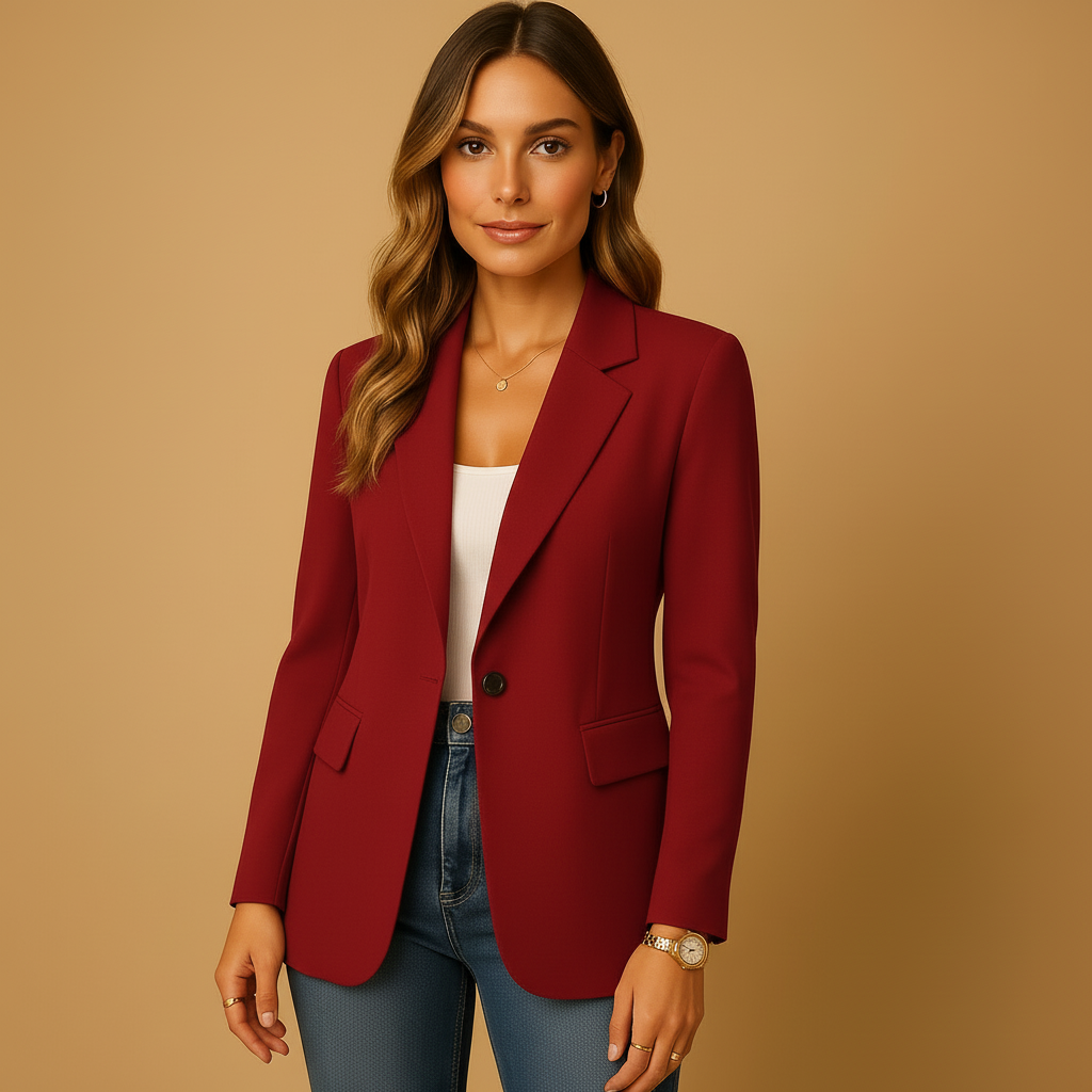 Women's Single Button Blazer
