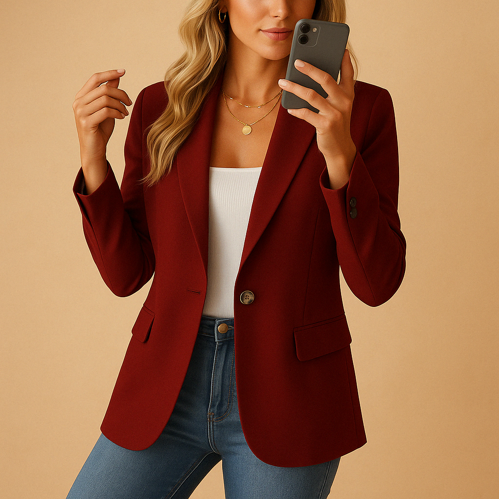 Women's Single Button Blazer