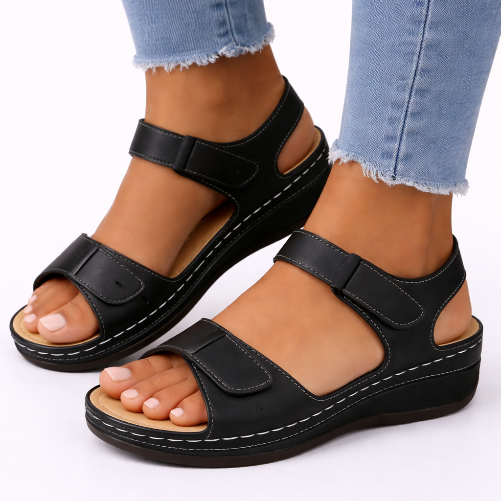 Dorvelli | Women's Sandals – Walking Wedge Comfort