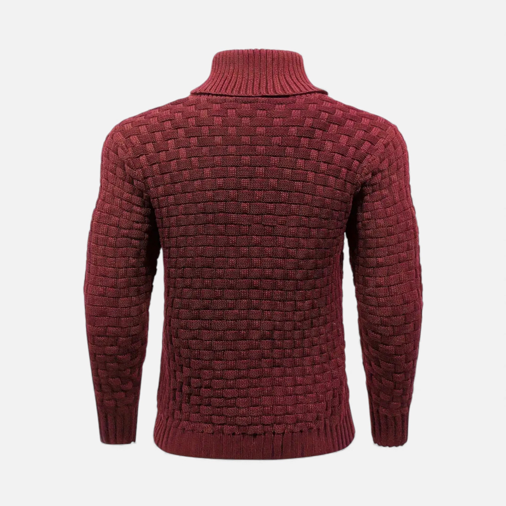 Dorvelli | Men’s Sweater – Lapel Knit Winter Classic