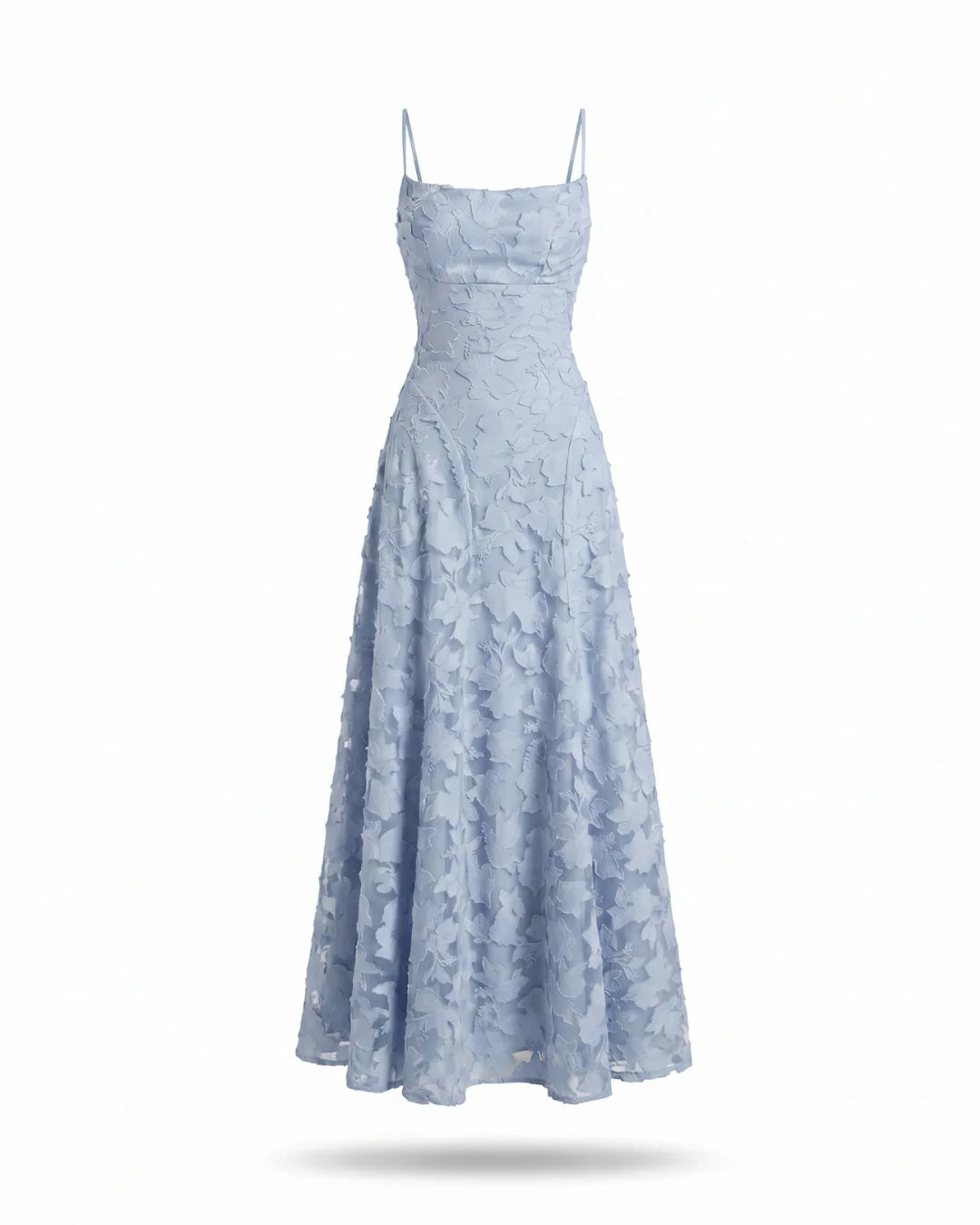 Dorvelli | Women's Maxi Dress – Spaghetti Strap Full Lace