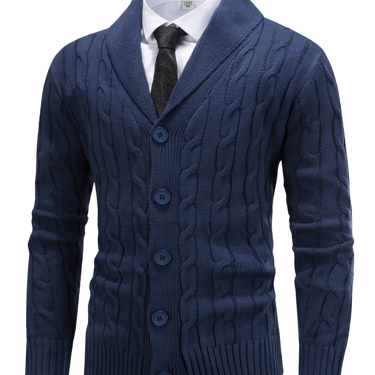 Men's Shawl Collar Cardigan