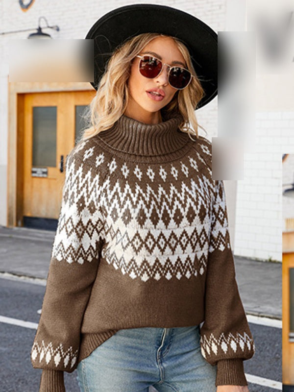 Annelie Fair Isle Roll Neck Jumper