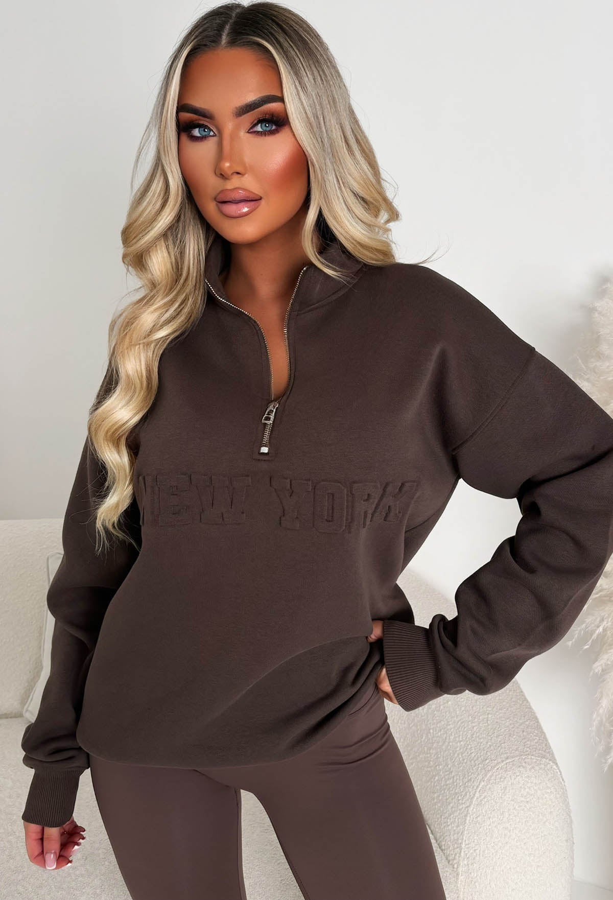 Anouk Half Zip Sweatshirt