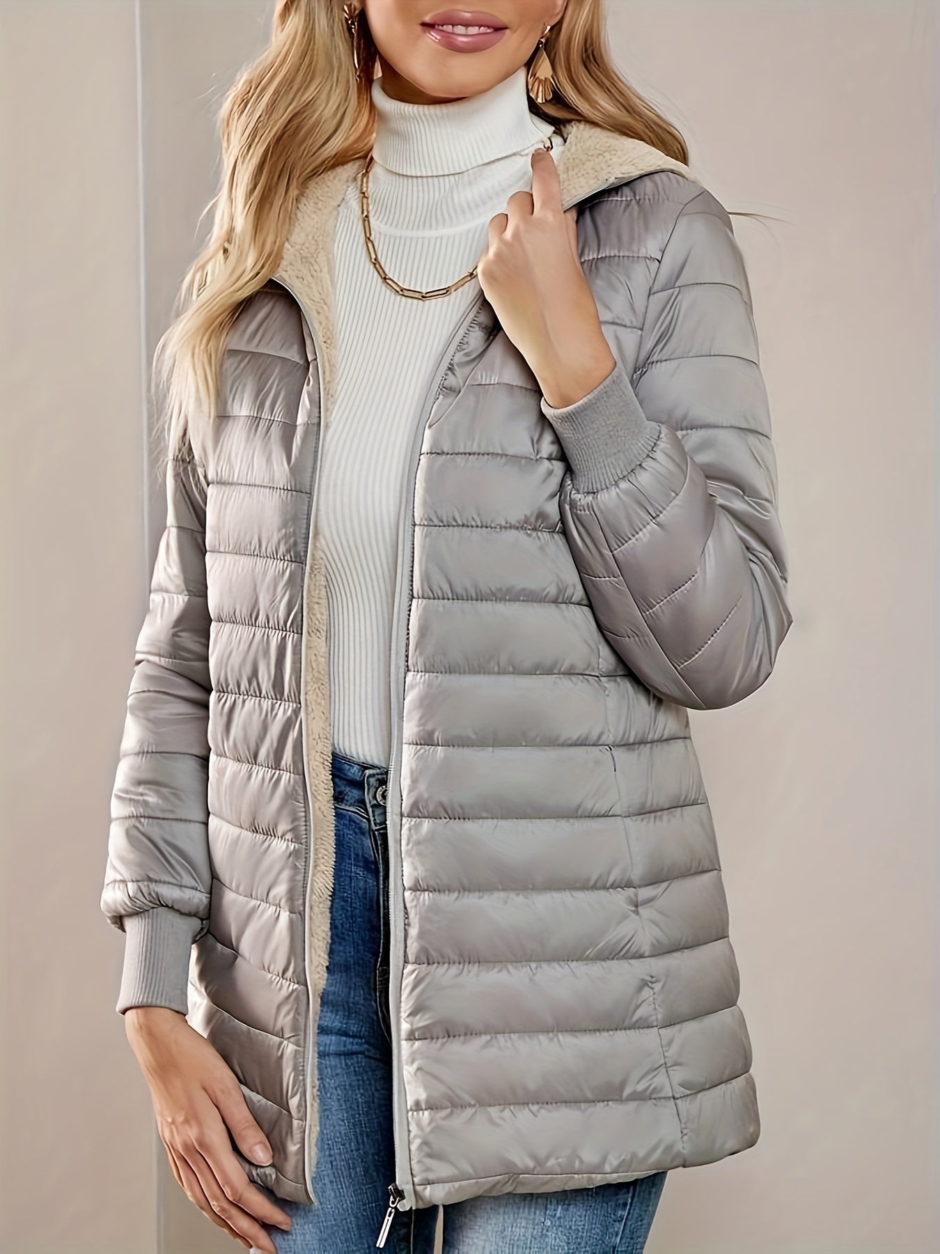 Women's Longline Puffer Coat