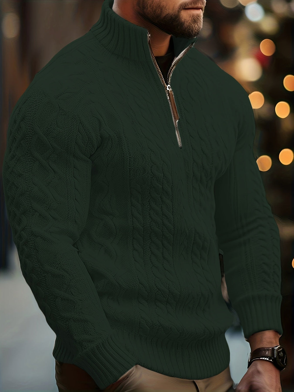 Men's Half Zip Jumper
