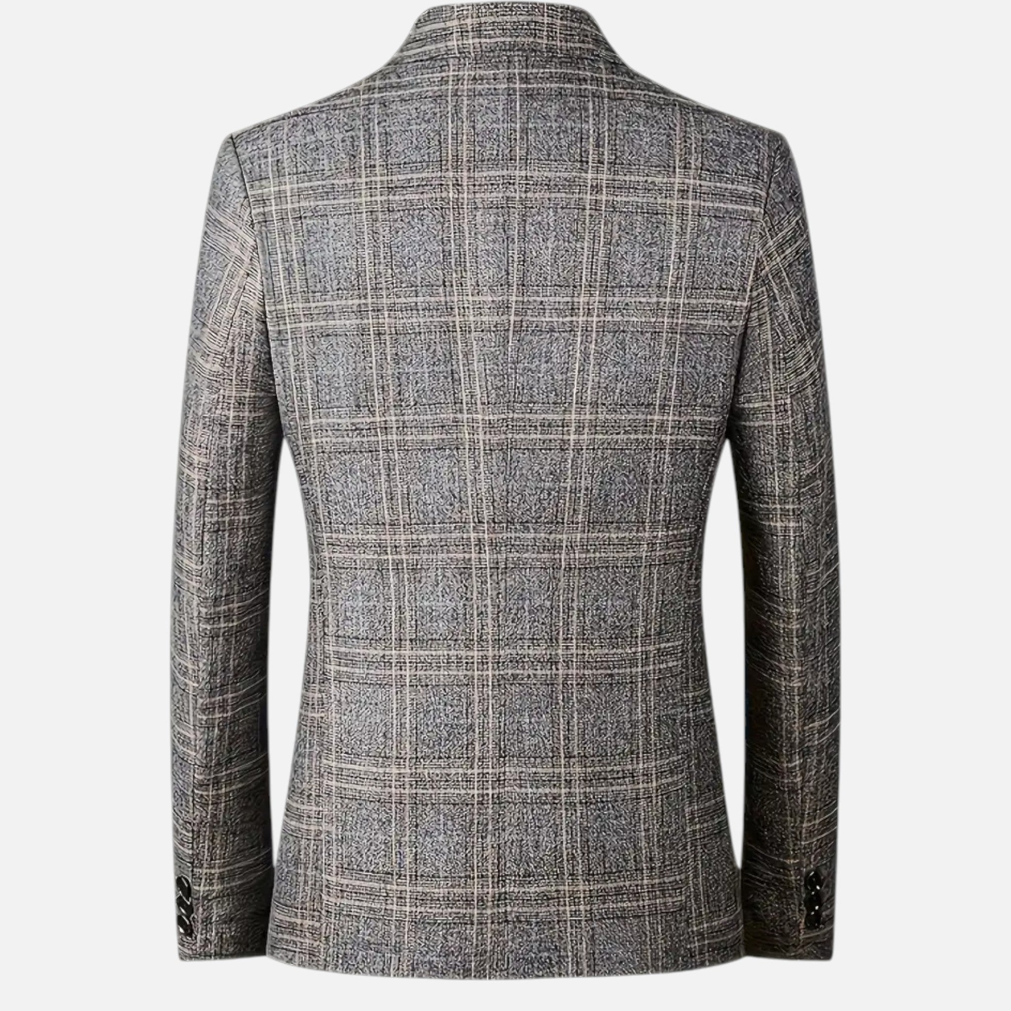 Dorvelli | Men’s Lightweight Business Blazer – Geometric Elegance