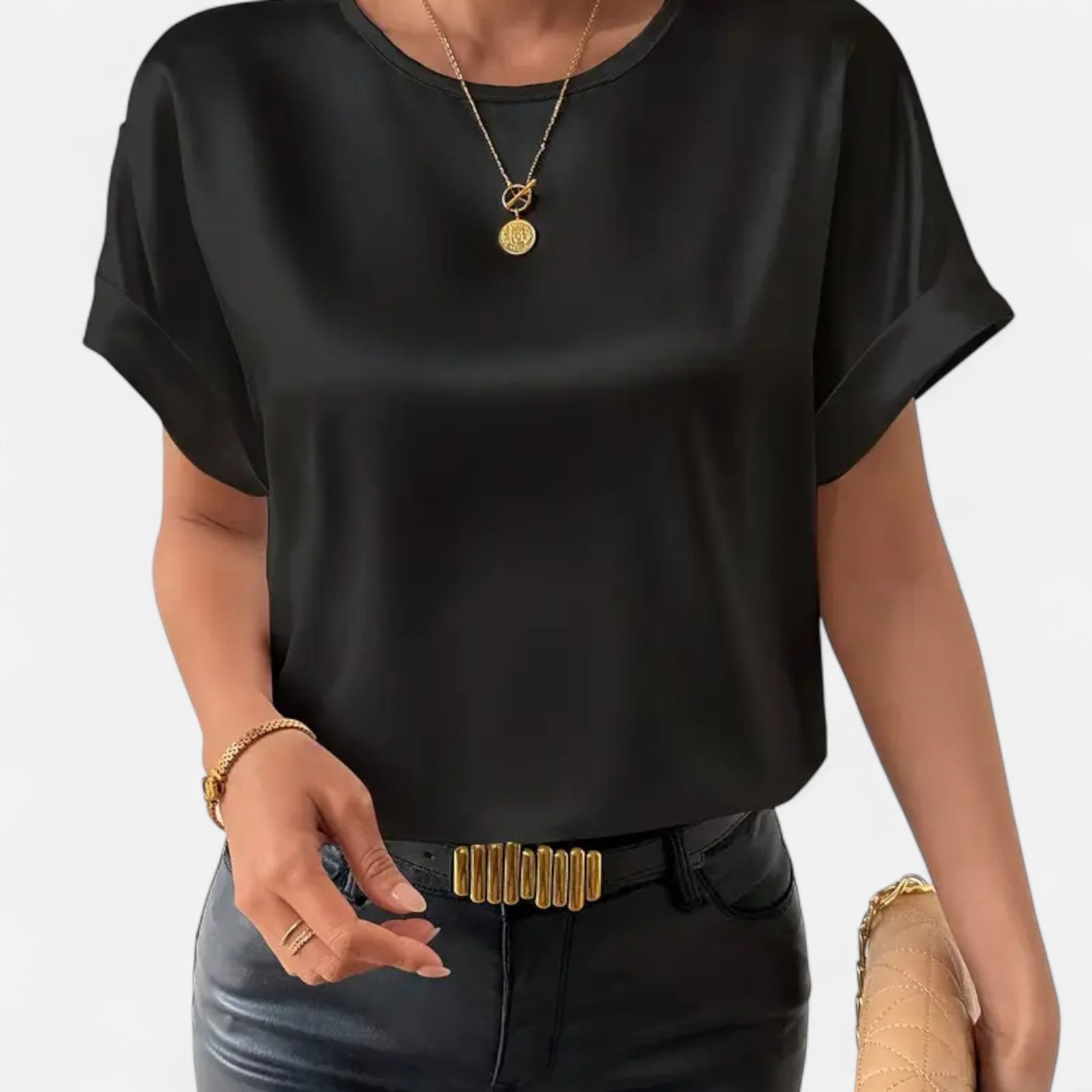 Dorvelli | Women’s Blouse – Elegant Batwing Sleeve