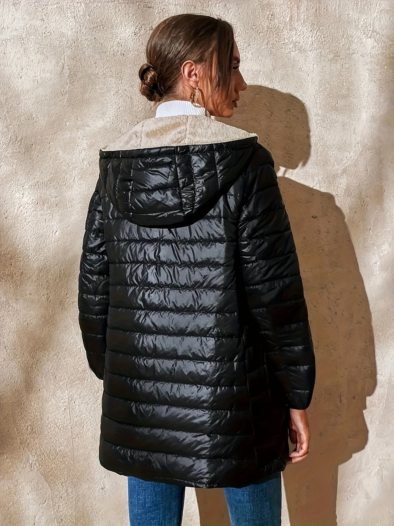 Women's Longline Puffer Coat