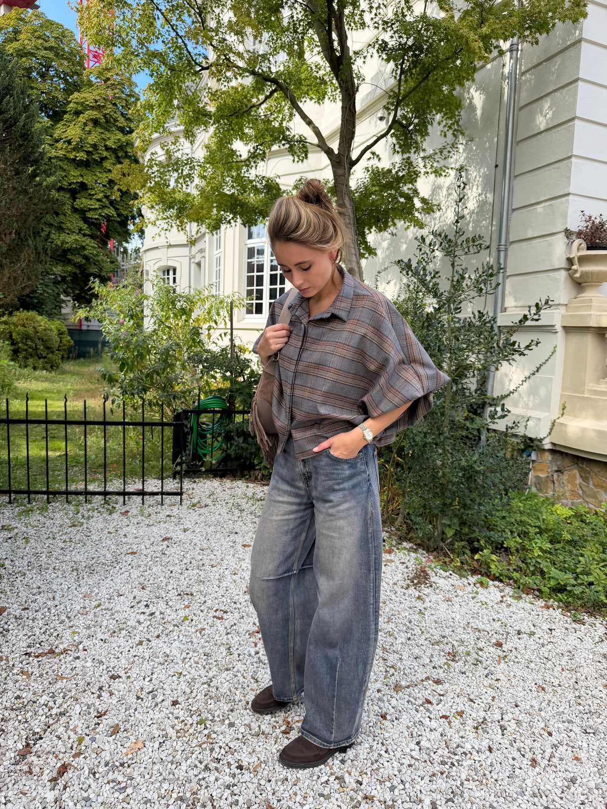 Bellamy Barrel Jeans – Vintage Blue