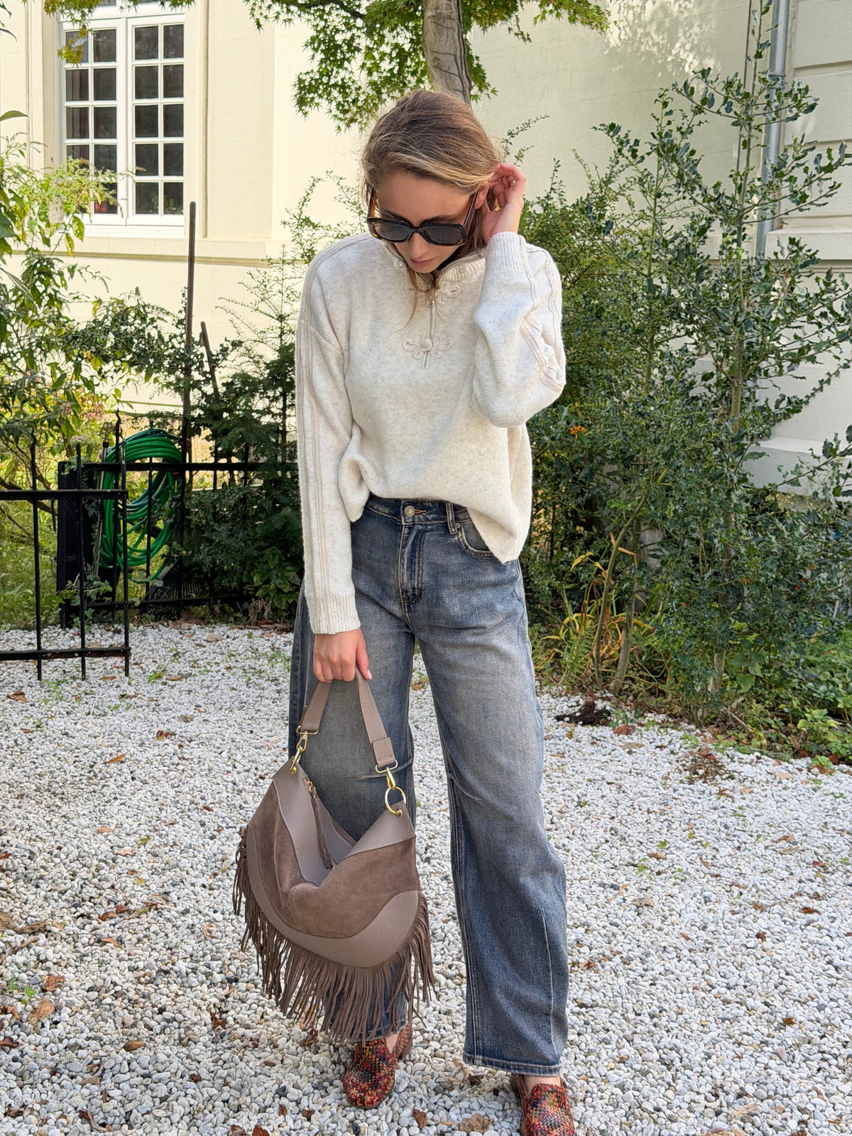 Bellamy Barrel Jeans – Vintage Blue