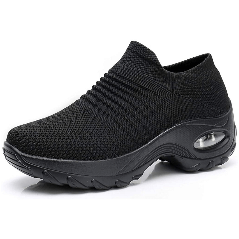 Dorvelli | Women’s Trainers – Slip-On Knit Cushioned Sole
