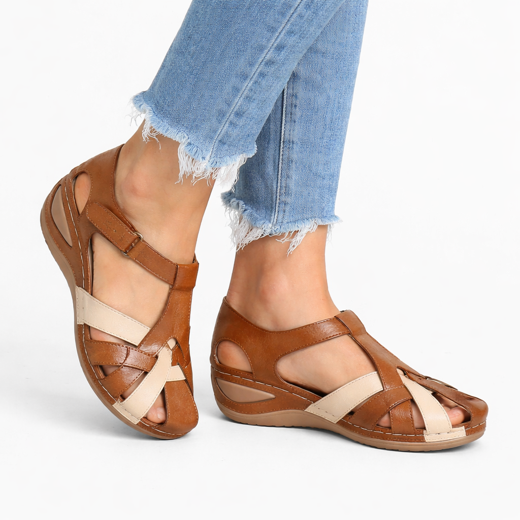 Dorvelli | Women's Sandals – Comfort Leather Wedge