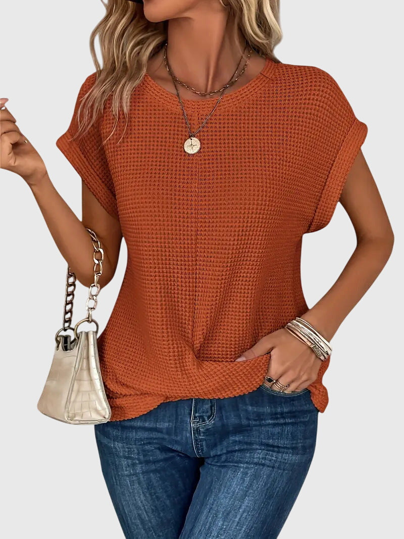 Dorvelli | Women's Blouse – Elegant Crew Neck