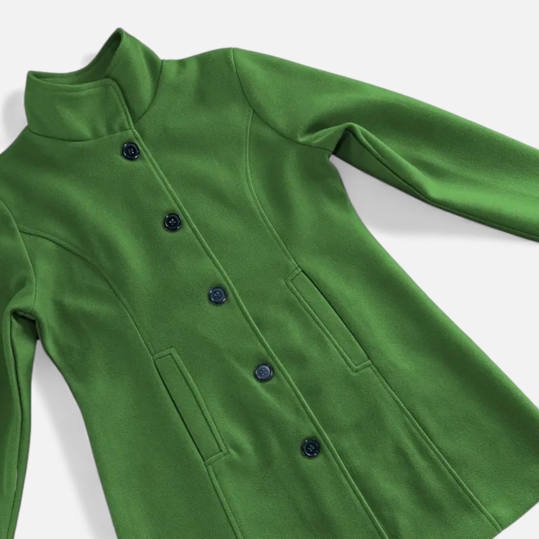 Dorvelli | Women’s Tweed Coat – Mid-Length H-Silhouette Elegance