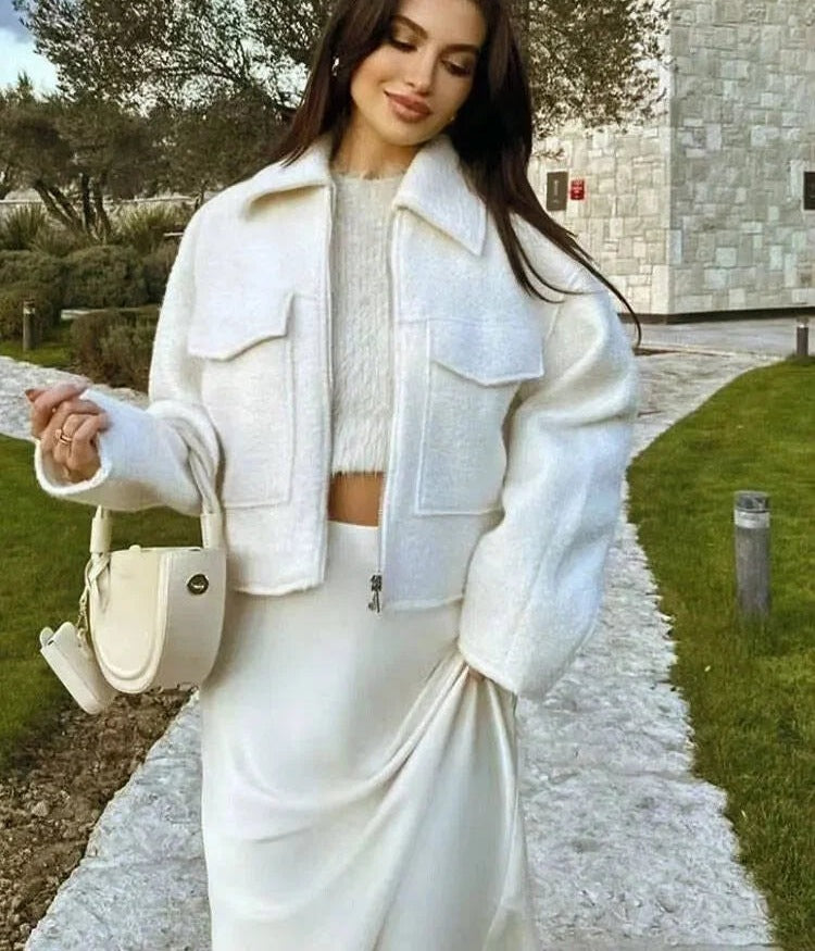 Celeste Cropped Utility Jacket