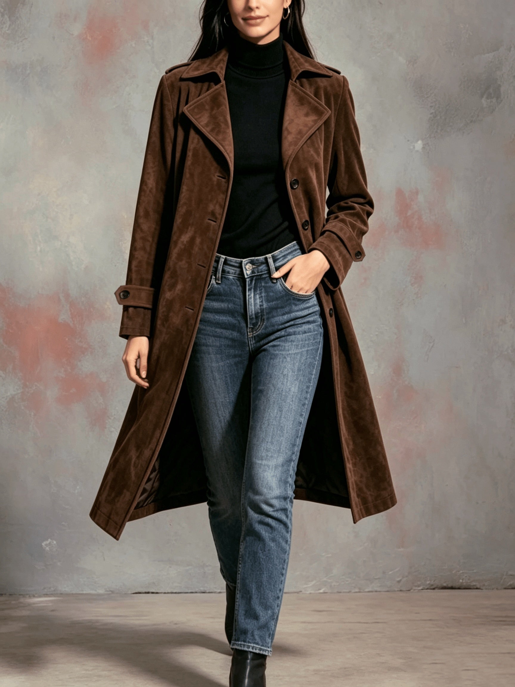 Women's Belted Coat