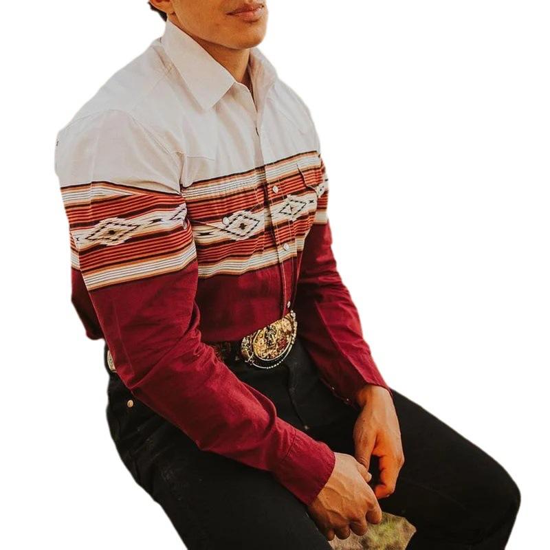 Dalton Western Print Shirt