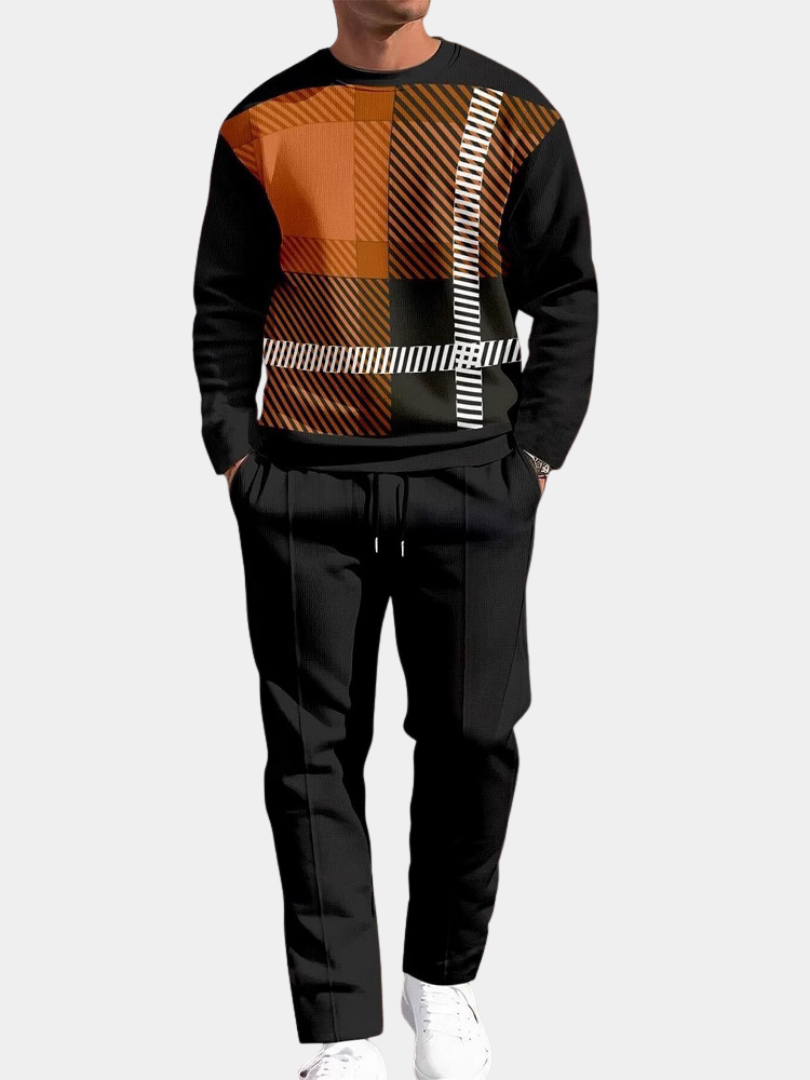 Dante Sporty Two-Piece Set – Matching Top and Trousers Relaxed Smart Co-ord