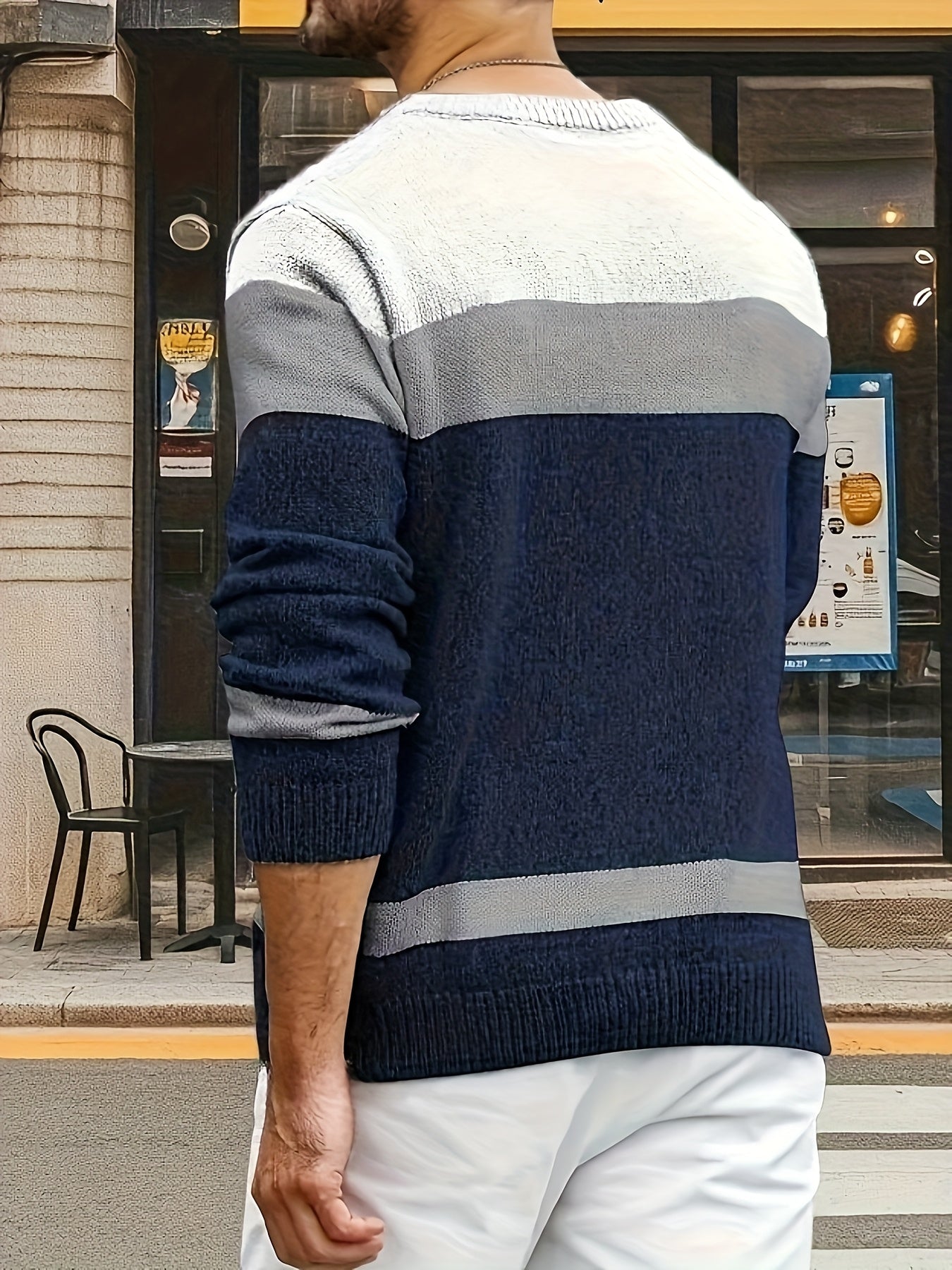 Men’s Cable Knit Jumper