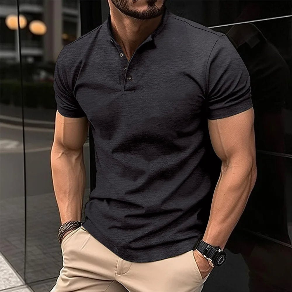 Dorvelli | Men's Shirt – Short Henley