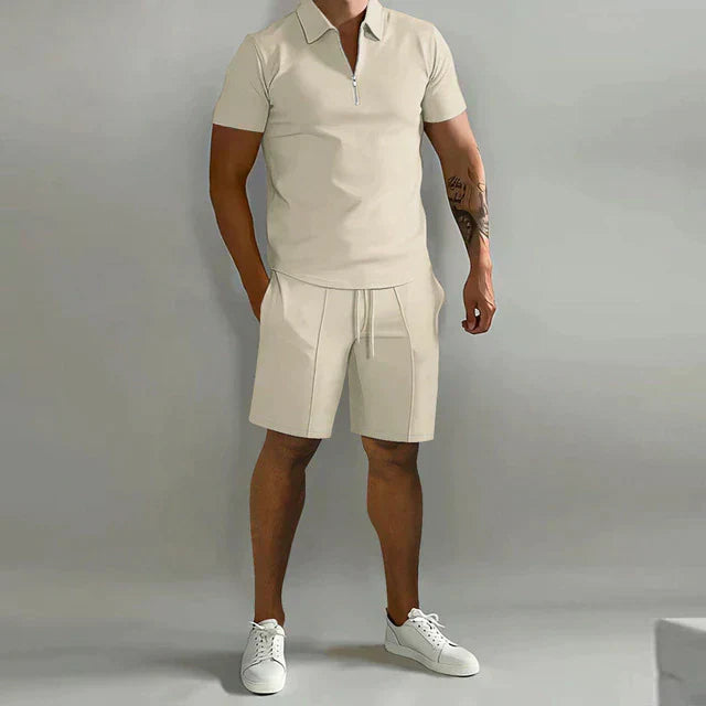 Dorvelli | Men's Two-Piece Set – Polo Shorts