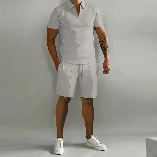 Dorvelli | Men's Two-Piece Set – Polo Shorts