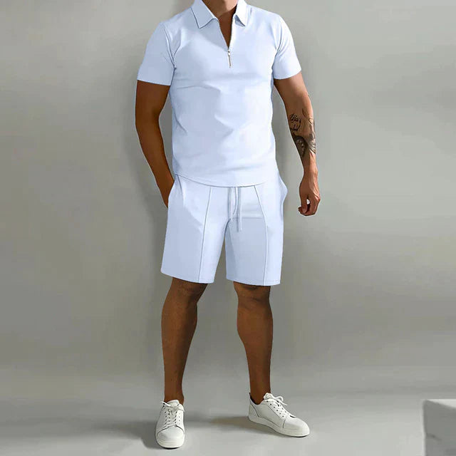 Dorvelli | Men's Two-Piece Set – Polo Shorts