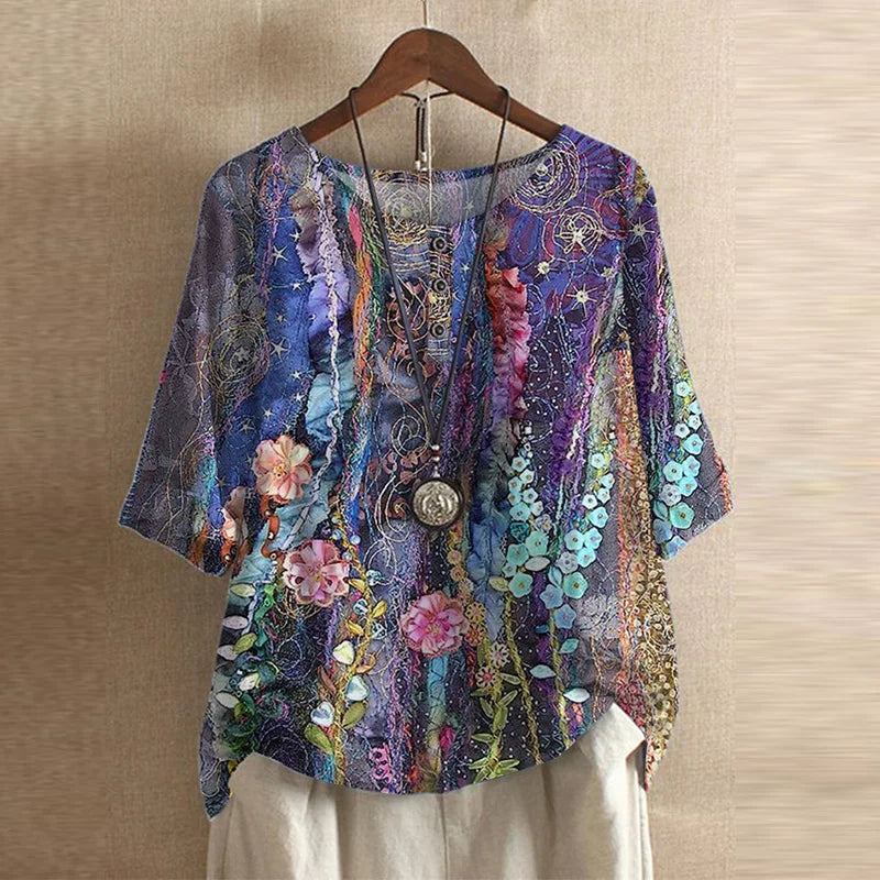 Dorvelli | Women's Blouse – Floral Print