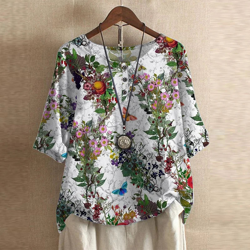 Dorvelli | Women's Blouse – Floral Print