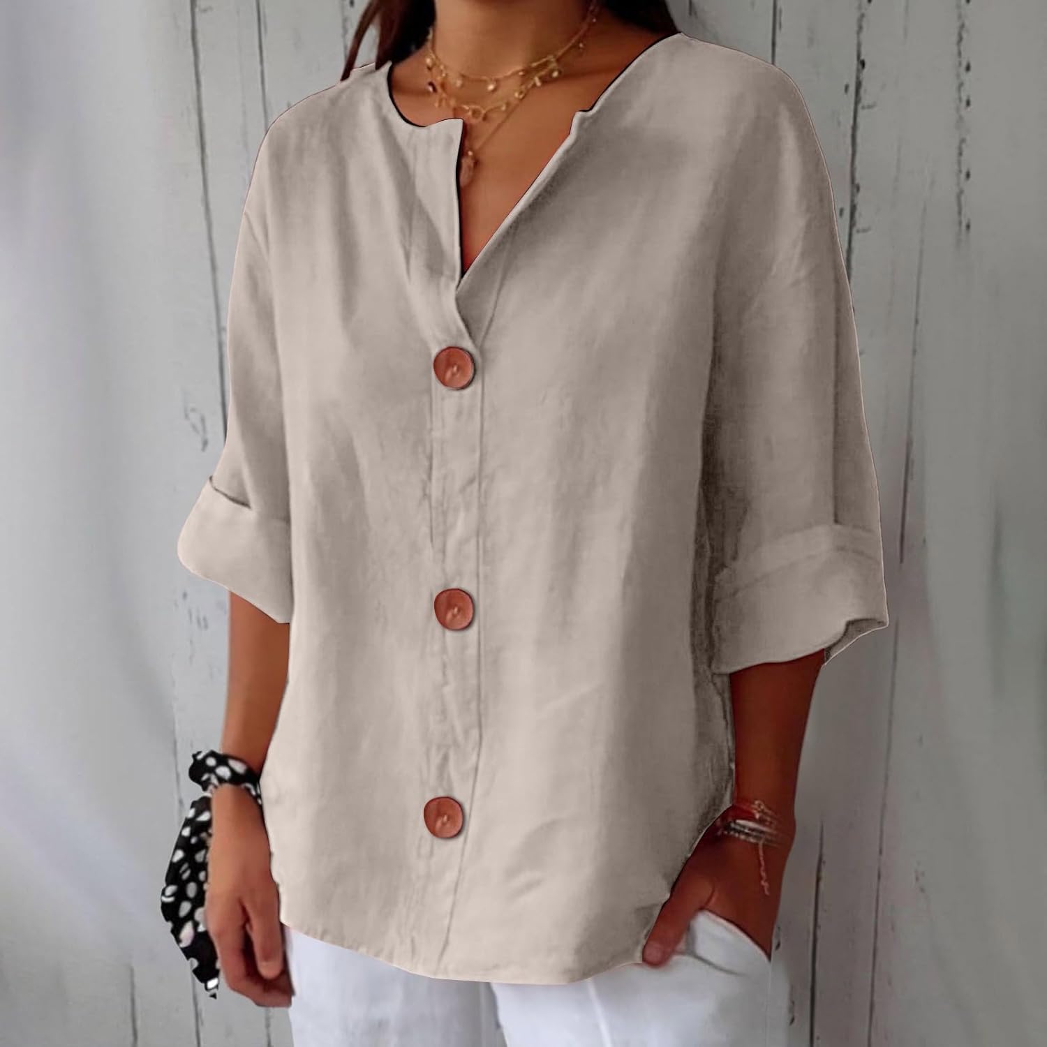 Dorvelli | Women's Blouse – Summer Blouse Loose