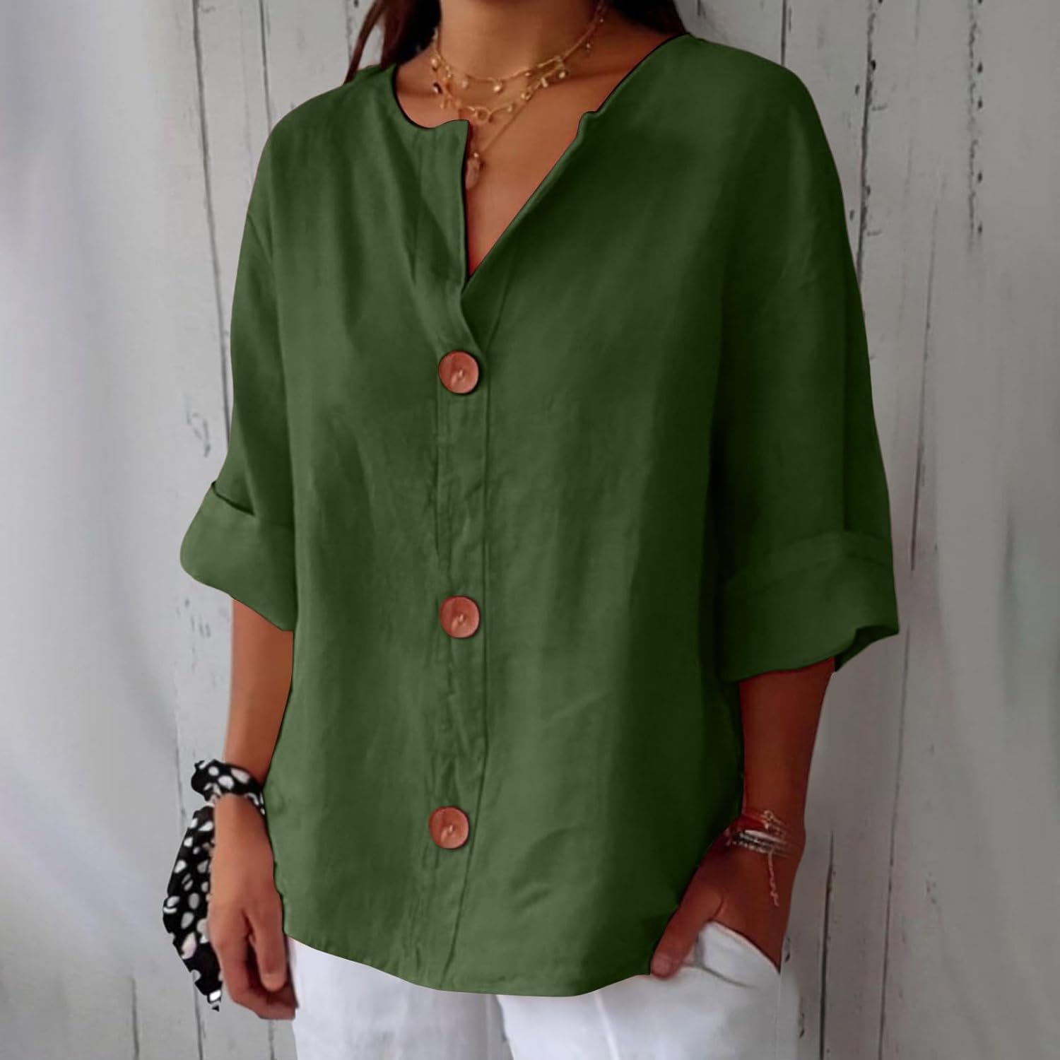 Dorvelli | Women's Blouse – Summer Blouse Loose