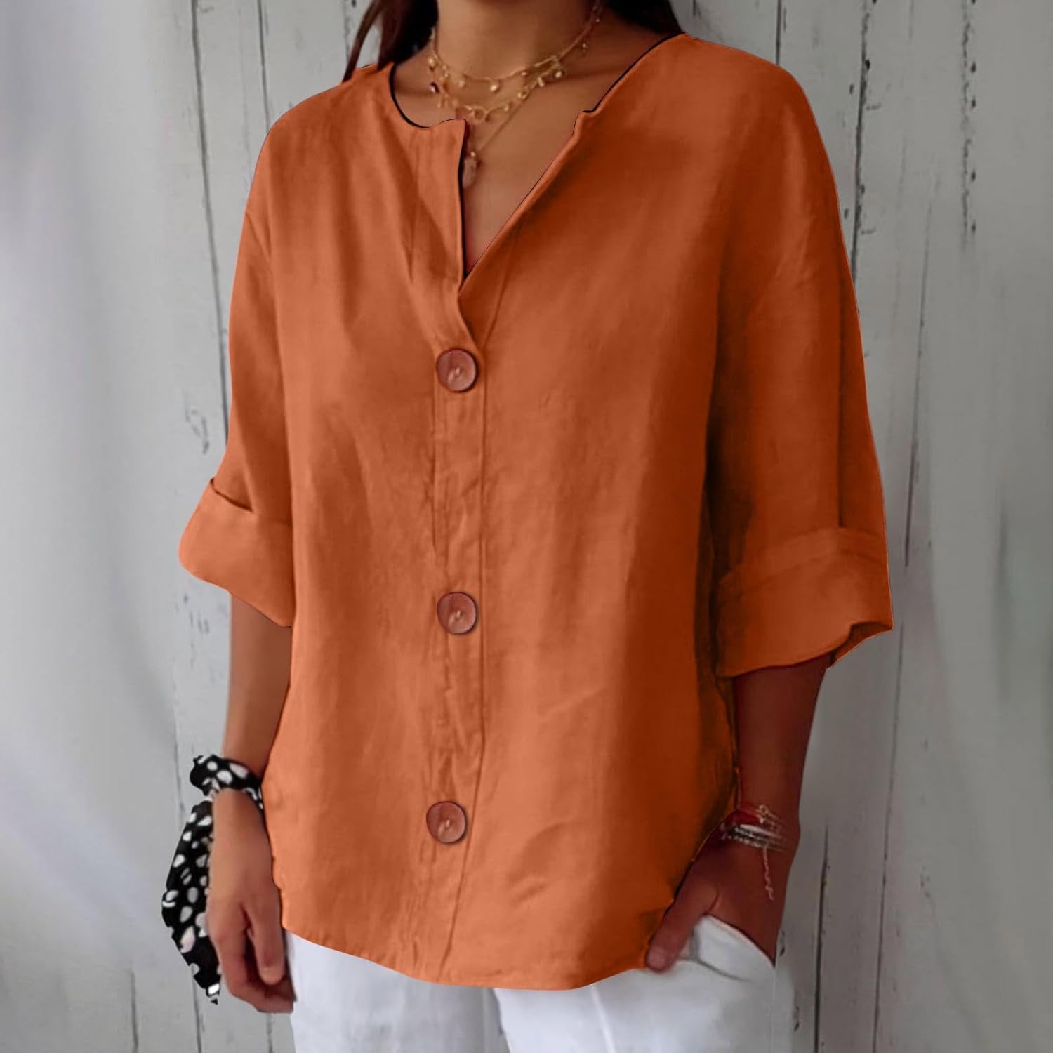 Dorvelli | Women's Blouse – Summer Blouse Loose