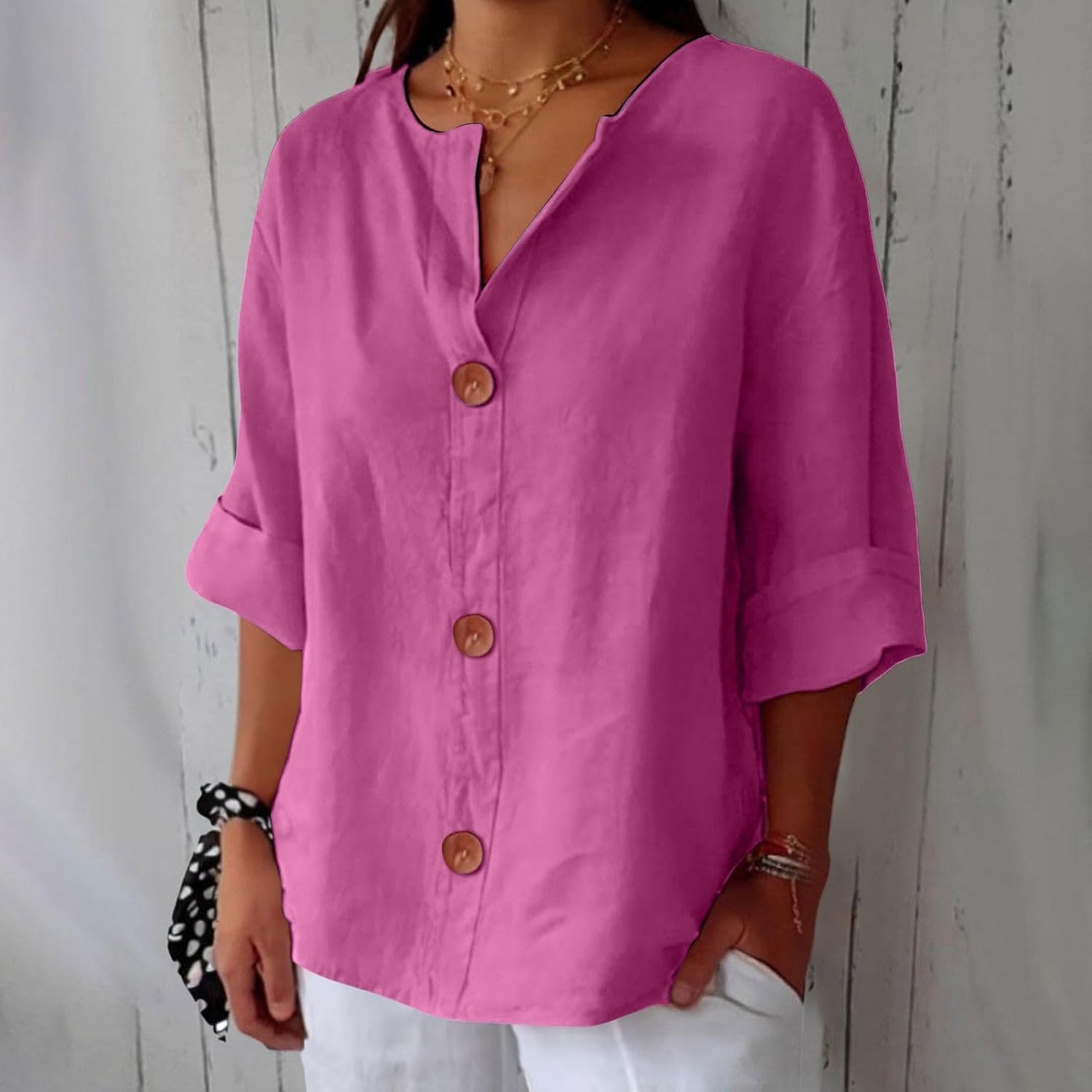 Dorvelli | Women's Blouse – Summer Blouse Loose