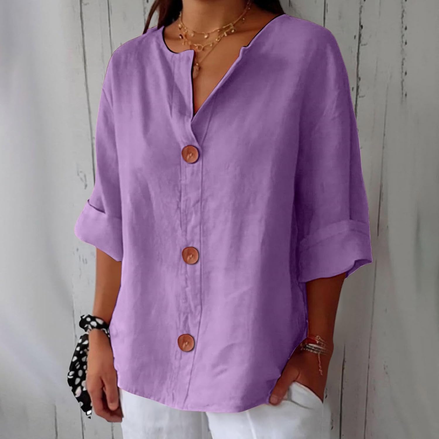Dorvelli | Women's Blouse – Summer Blouse Loose