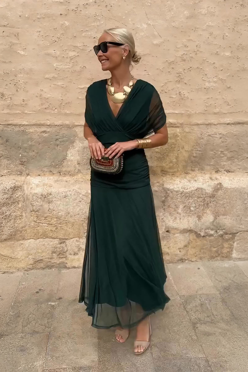 Dorvelli | Women's Maxi Dress – Cocktail Off Shoulder