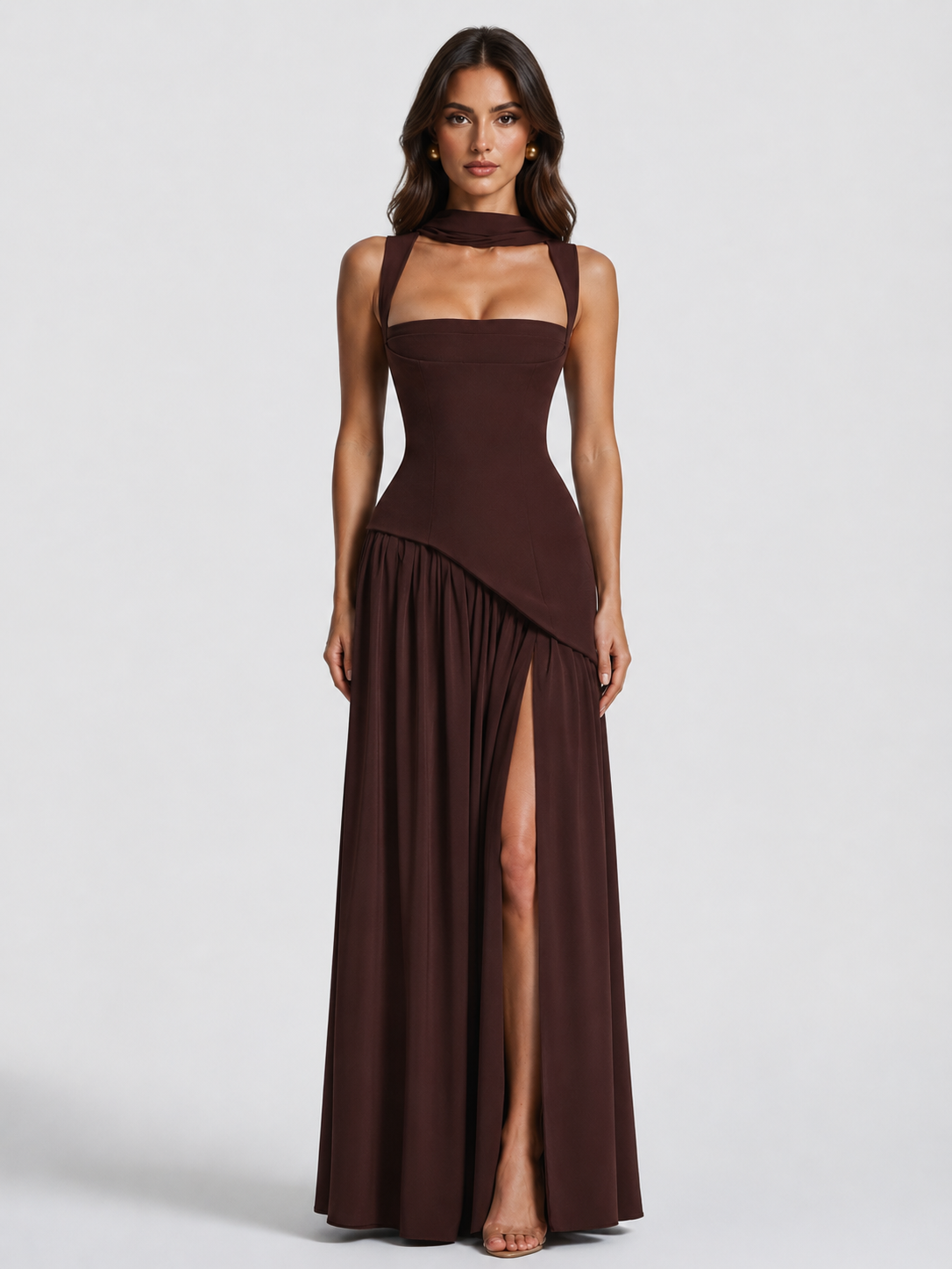 Dorvelli | Women's Maxi Dress – Draped