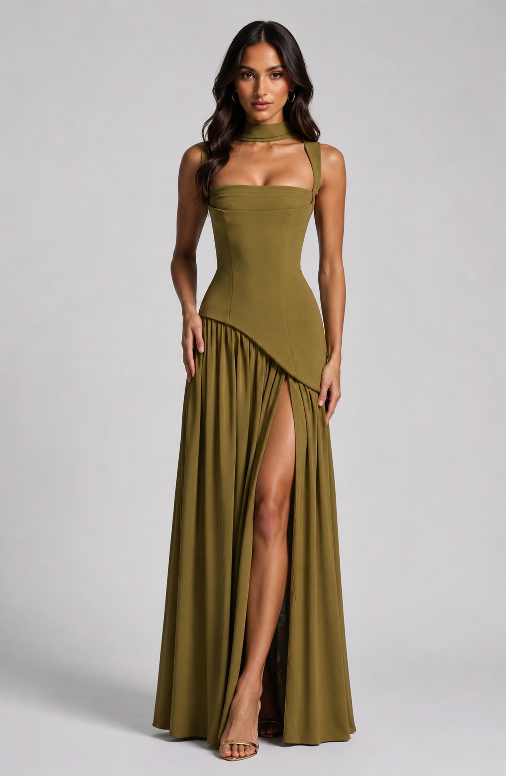Dorvelli | Women's Maxi Dress – Draped
