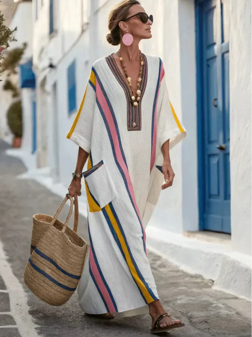 Dorvelli | Women's Maxi Dress – Neck Pocket