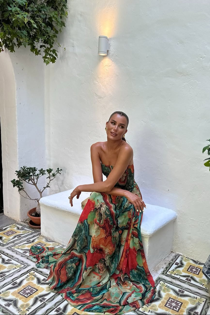 Dorvelli | Women's Maxi Dress – Strapless Vacation Summer