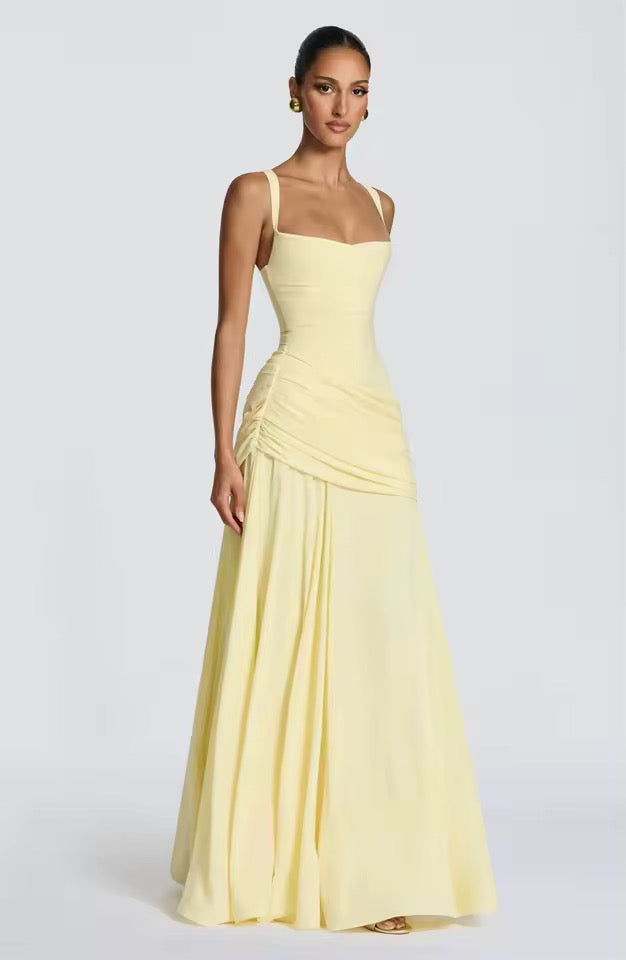 Dorvelli | Women's Maxi Dress – Sweetheart Neck Sleeveless