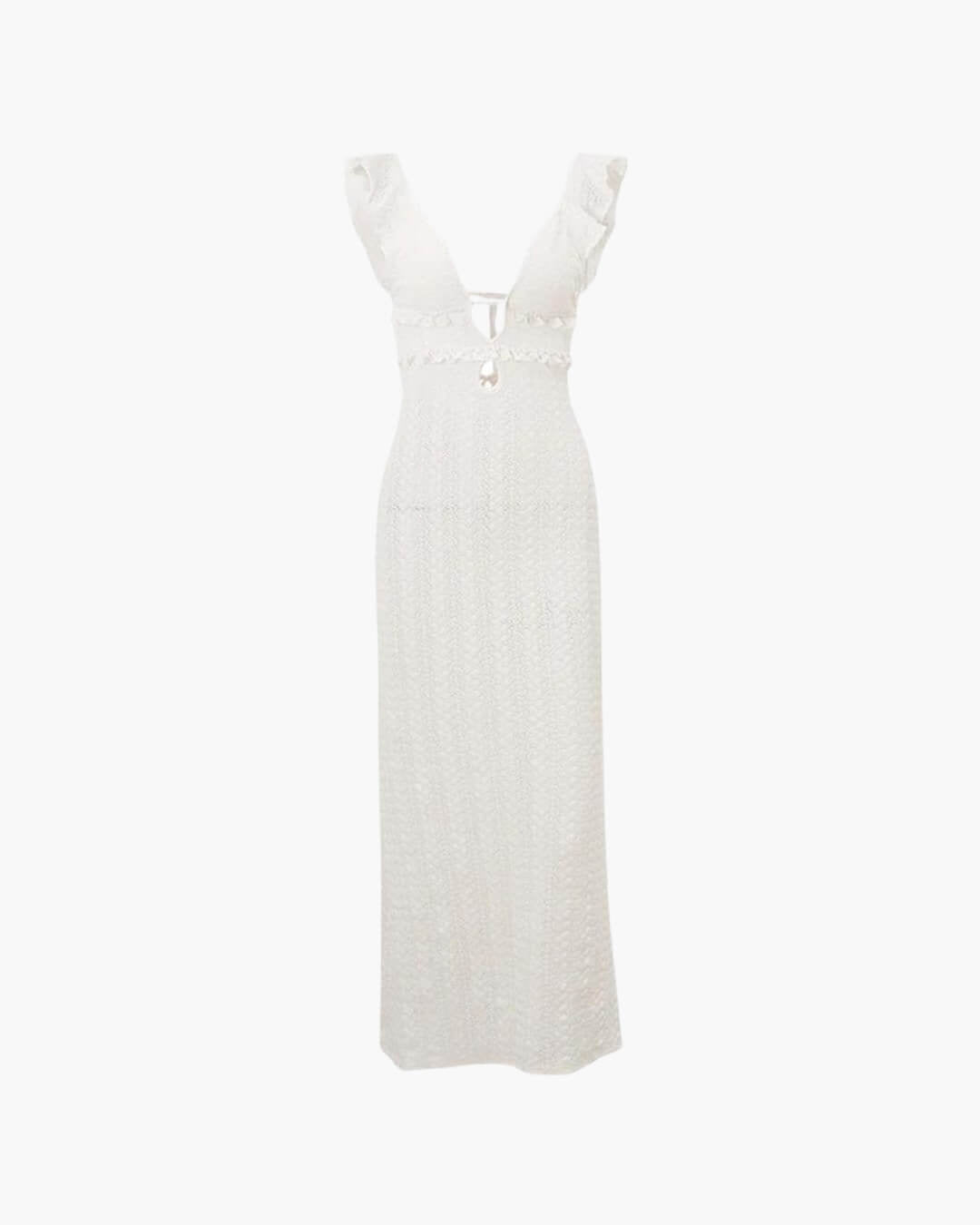 Dorvelli | Women's Maxi Dress – Vanessa Plunged Neck