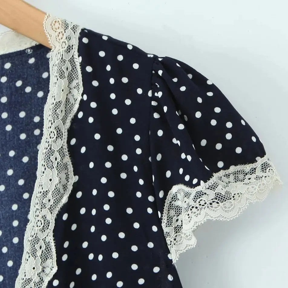 Dorvelli | Women's Midi Dress – Amboise Polka Dot