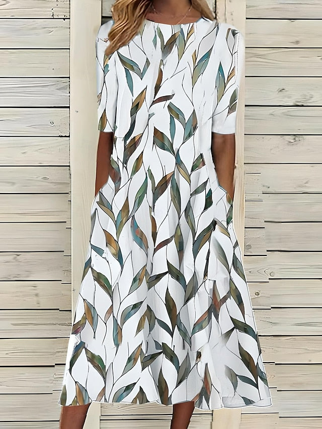 Dorvelli | Women's Midi Dress – Coastal Bloom