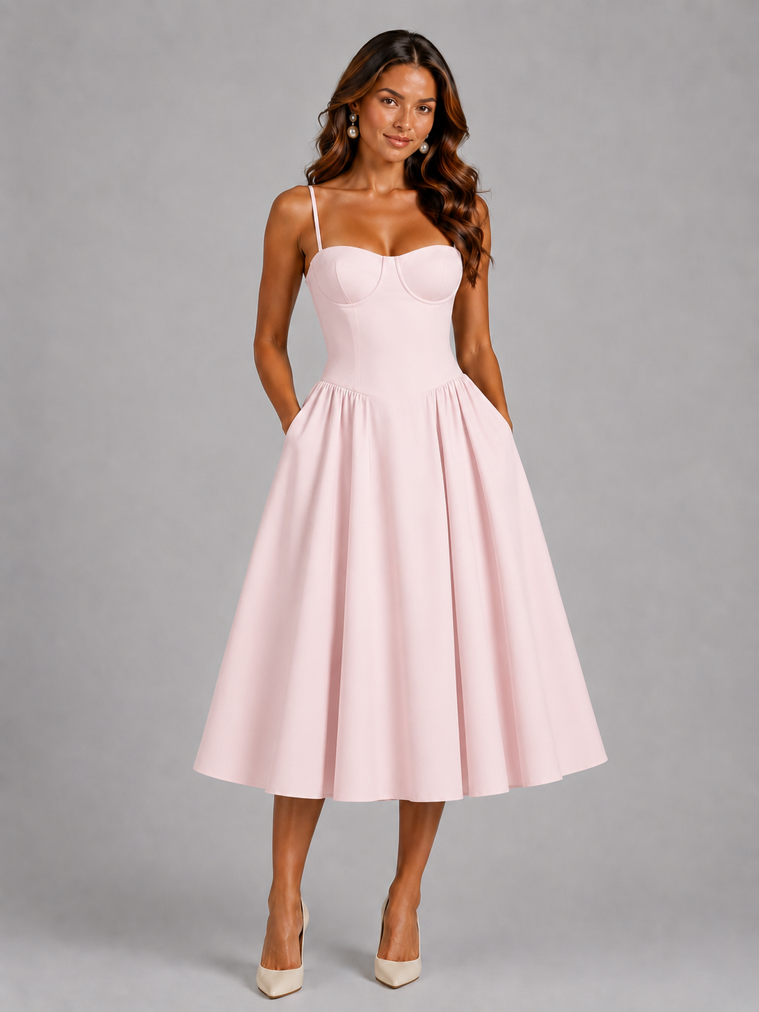 Dorvelli | Women's Midi Dress – Corset Summer Events